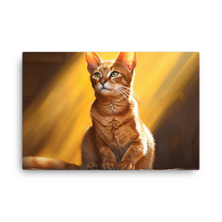 Abyssinian Canvas - PosterfyAI.com