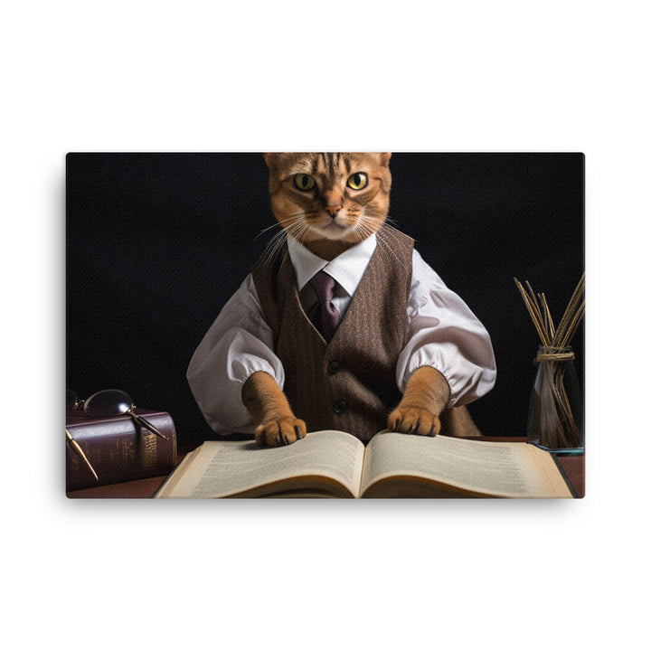 Abyssinian Student Canvas - PosterfyAI.com