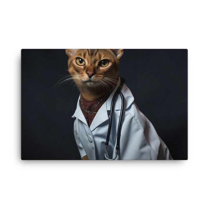 Abyssinian Doctor Canvas - PosterfyAI.com