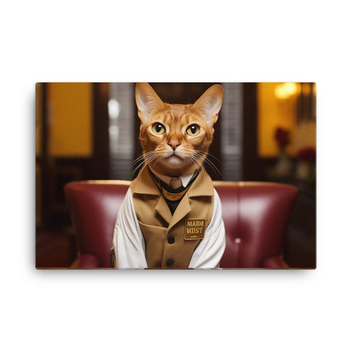 Abyssinian Hotel Staff Canvas - PosterfyAI.com