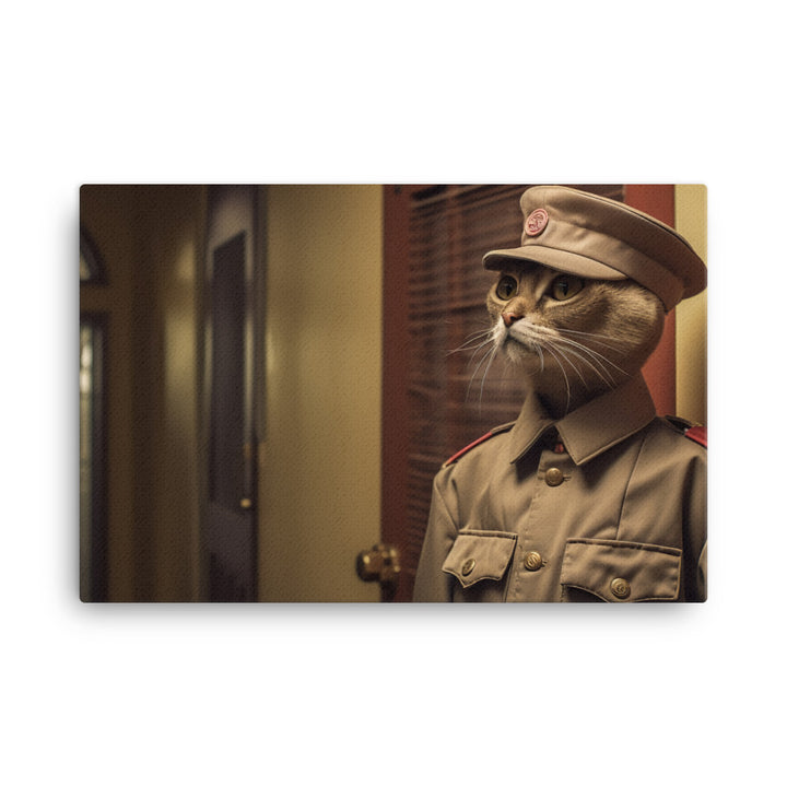 Abyssinian Prison Officer Canvas - PosterfyAI.com