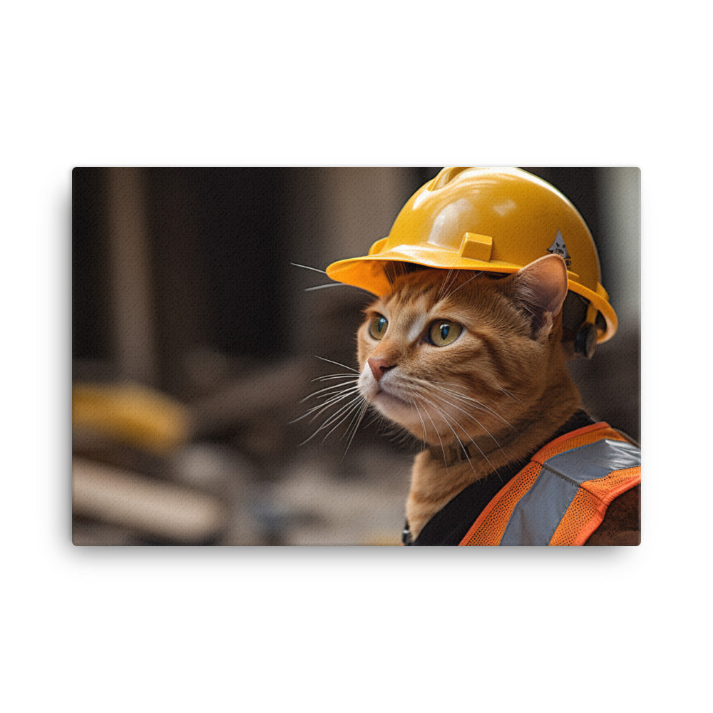 Abyssinian Contractor Canvas - PosterfyAI.com