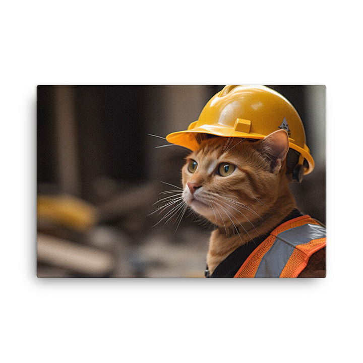 Abyssinian Contractor Canvas - PosterfyAI.com