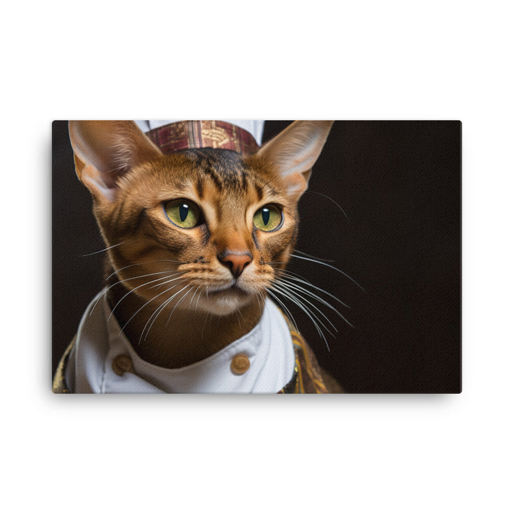 Abyssinian Chef Canvas - PosterfyAI.com
