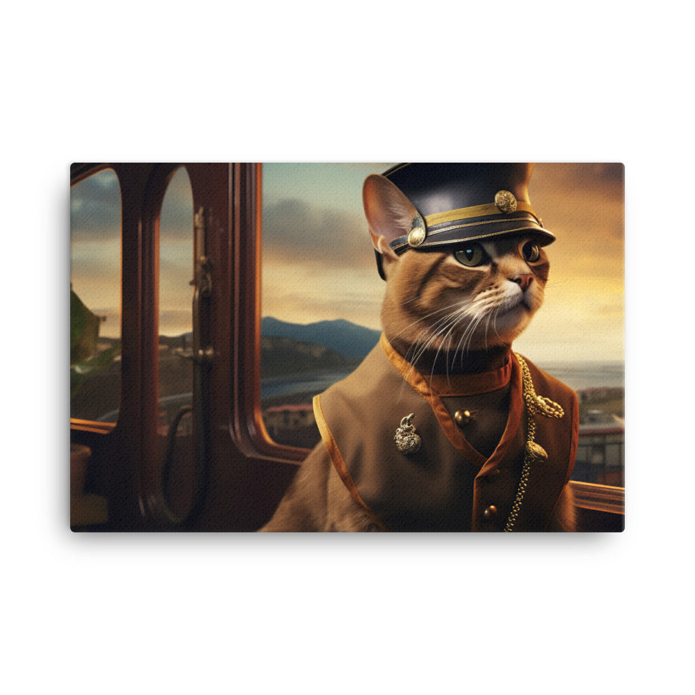 Abyssinian Transit Operator Canvas - PosterfyAI.com