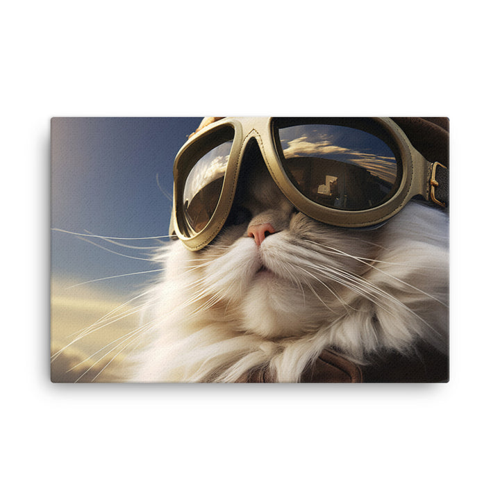 Persian Pilot Canvas - PosterfyAI.com