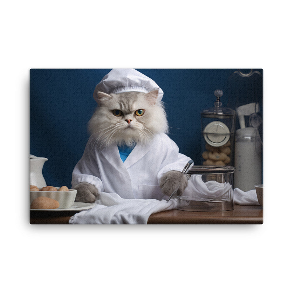 Persian Nurse Canvas - PosterfyAI.com