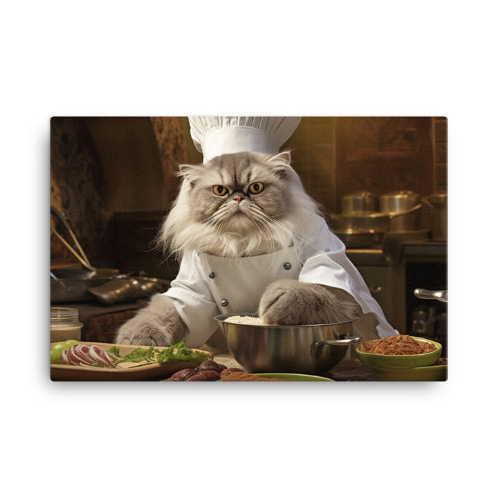 Persian Chef Canvas - PosterfyAI.com