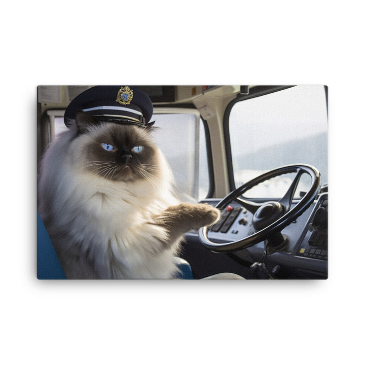 Himalayan Transit Operator Canvas - PosterfyAI.com