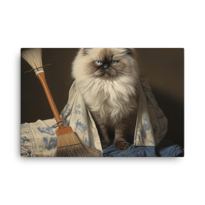 Himalayan Janitor Canvas - PosterfyAI.com
