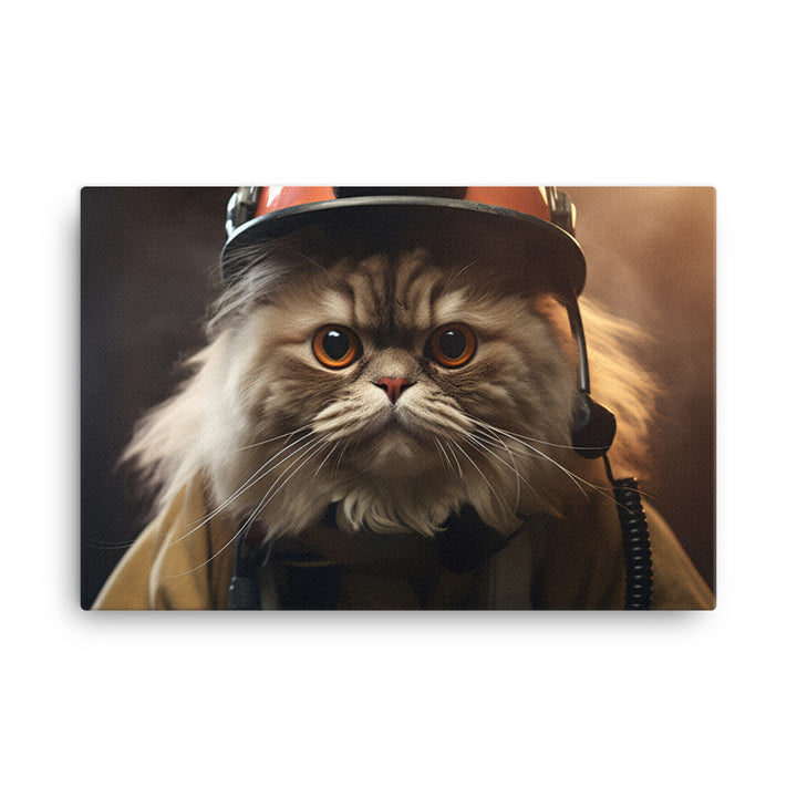Himalayan Firefighter Canvas - PosterfyAI.com