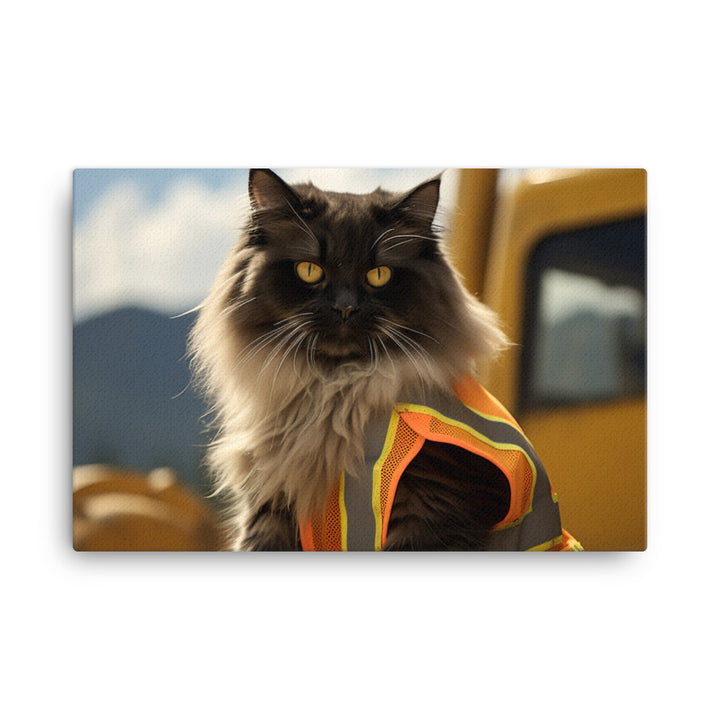 Himalayan Contractor Canvas - PosterfyAI.com