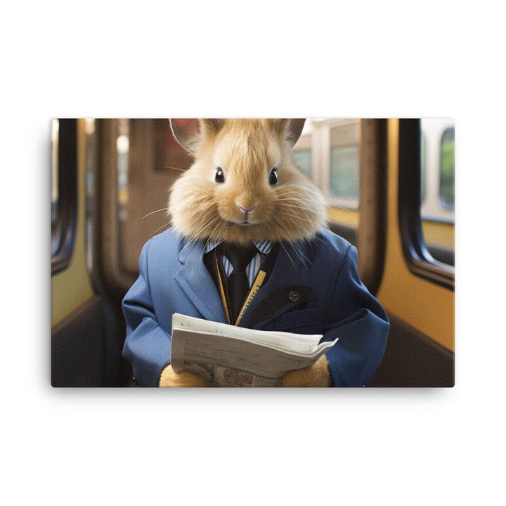 Lionhead Transit Operator Canvas - PosterfyAI.com