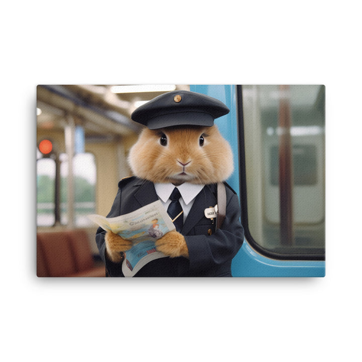 Lionhead Transit Operator Canvas - PosterfyAI.com