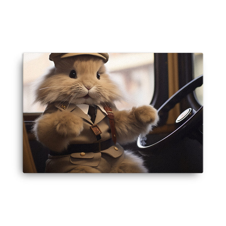 Lionhead Transit Operator Canvas - PosterfyAI.com