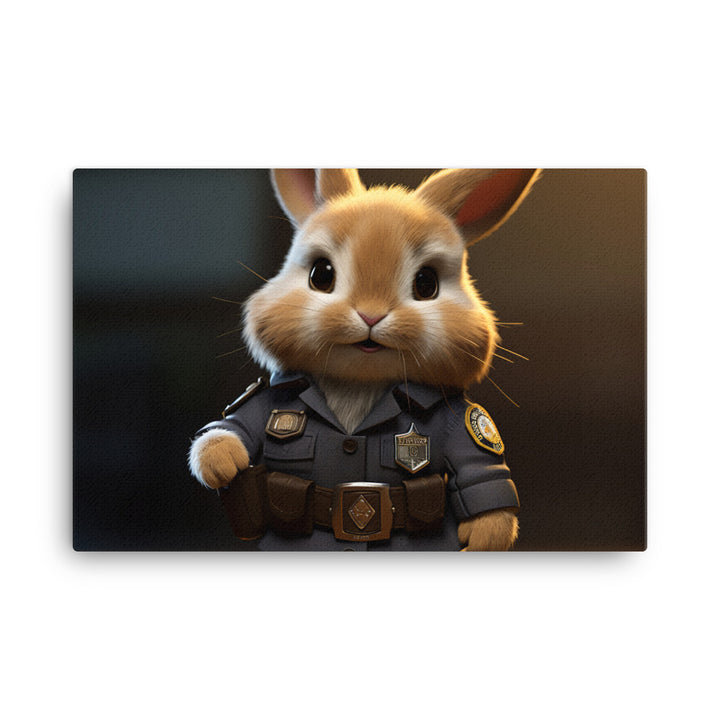 Lionhead Security Officer Canvas - PosterfyAI.com