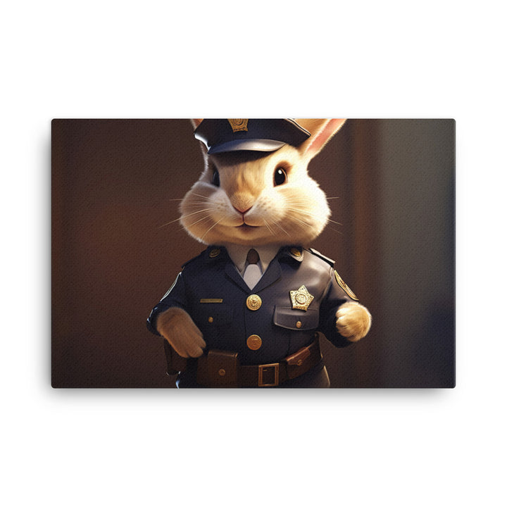 Lionhead Security Officer Canvas - PosterfyAI.com
