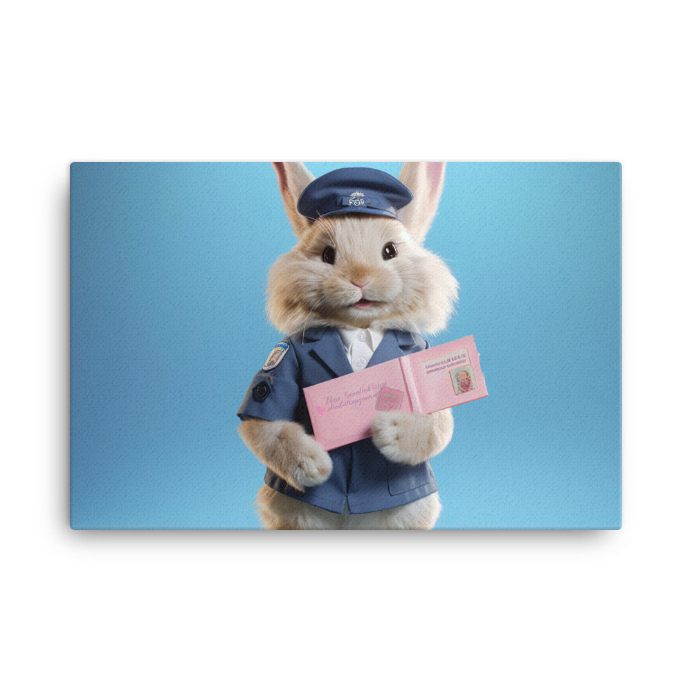 Lionhead Mail Carrier Canvas - PosterfyAI.com