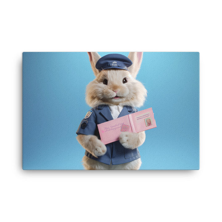 Lionhead Mail Carrier Canvas - PosterfyAI.com
