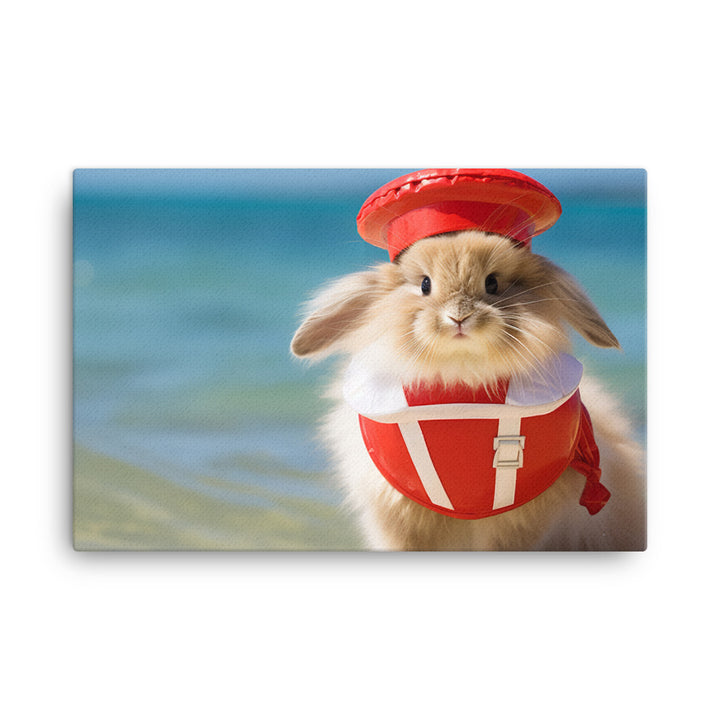 Lionhead Lifeguard Canvas - PosterfyAI.com