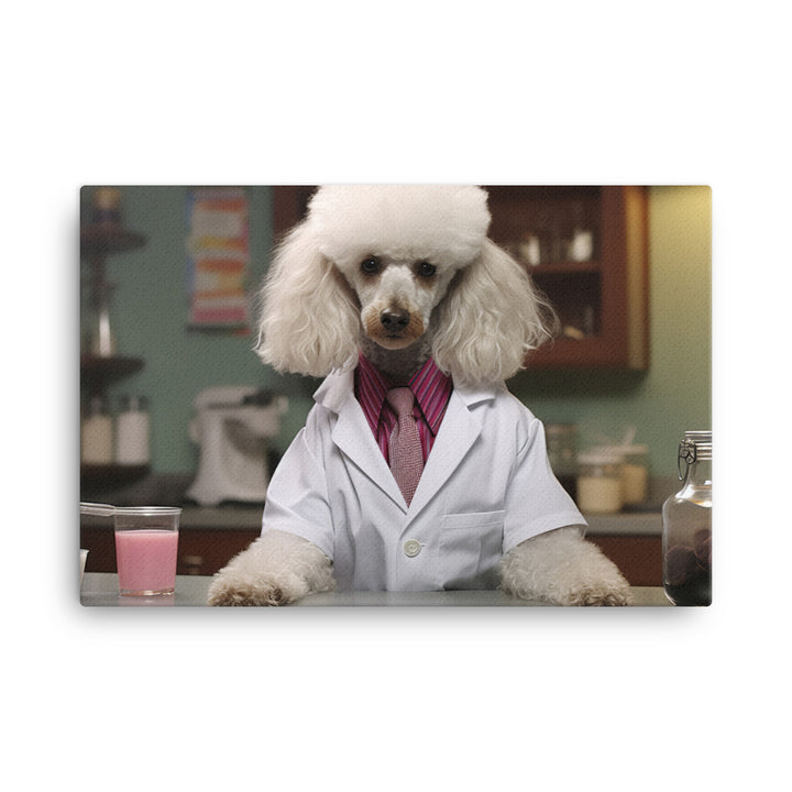 Poodle Pharmacist Canvas - PosterfyAI.com