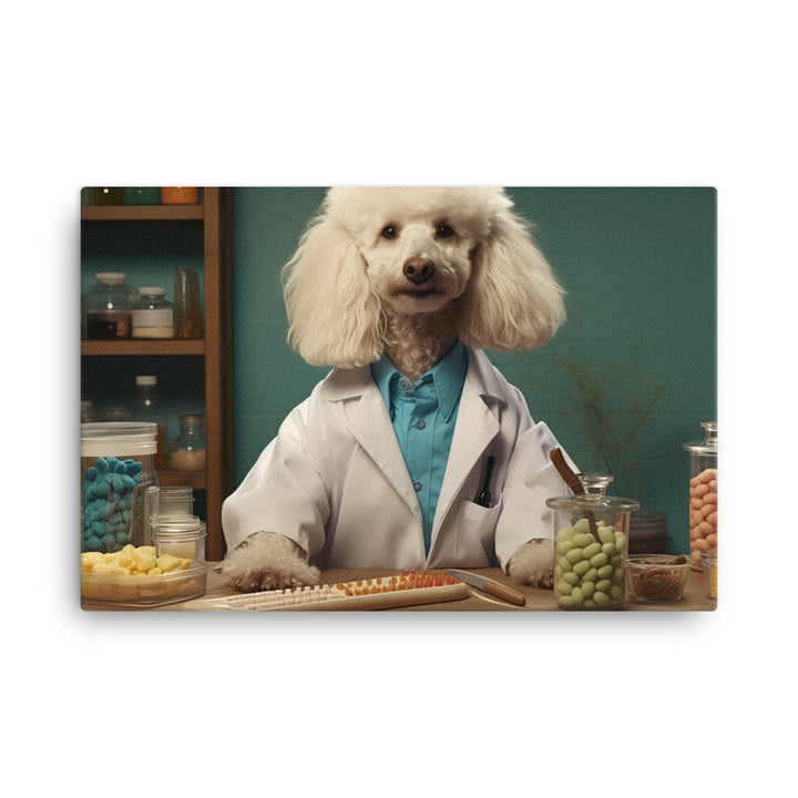Poodle Pharmacist Canvas - PosterfyAI.com