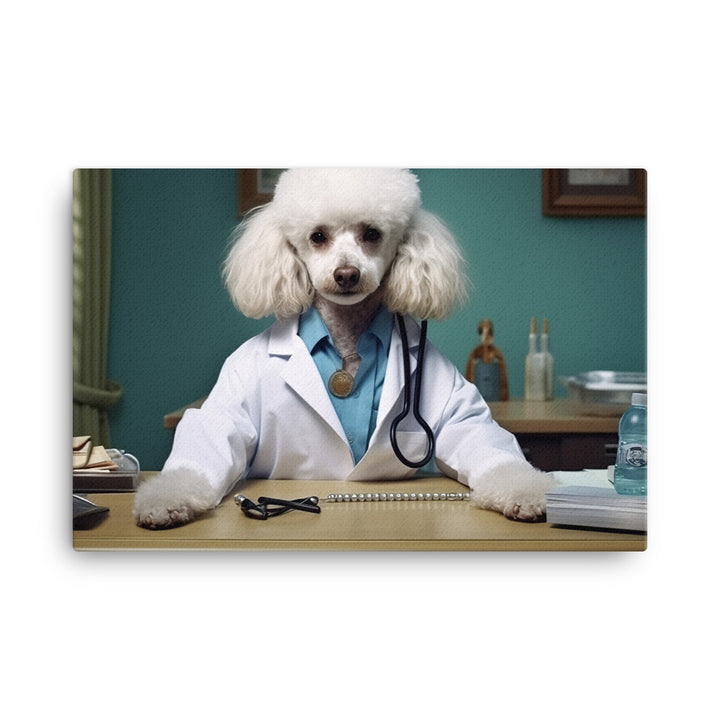 Poodle Doctor Canvas - PosterfyAI.com