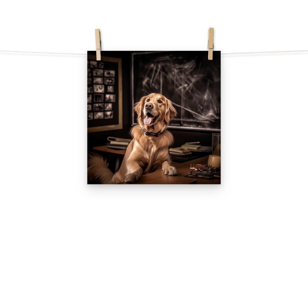Golden Retriever Photo paper poster - PosterfyAI.com