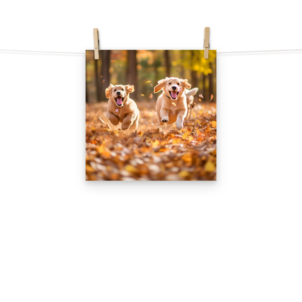 Golden Retriever Photo paper poster - PosterfyAI.com