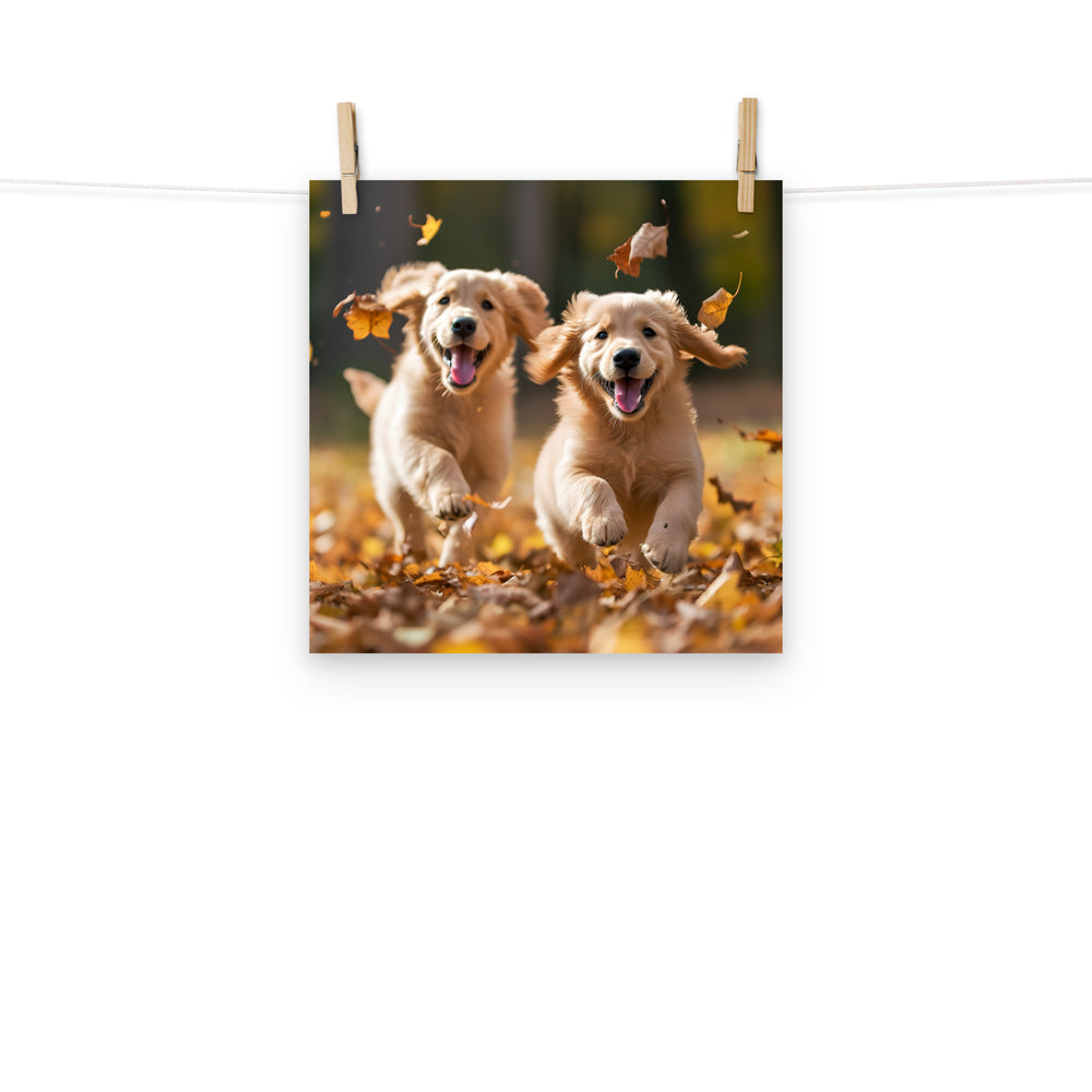 Golden Retriever Photo paper poster - PosterfyAI.com