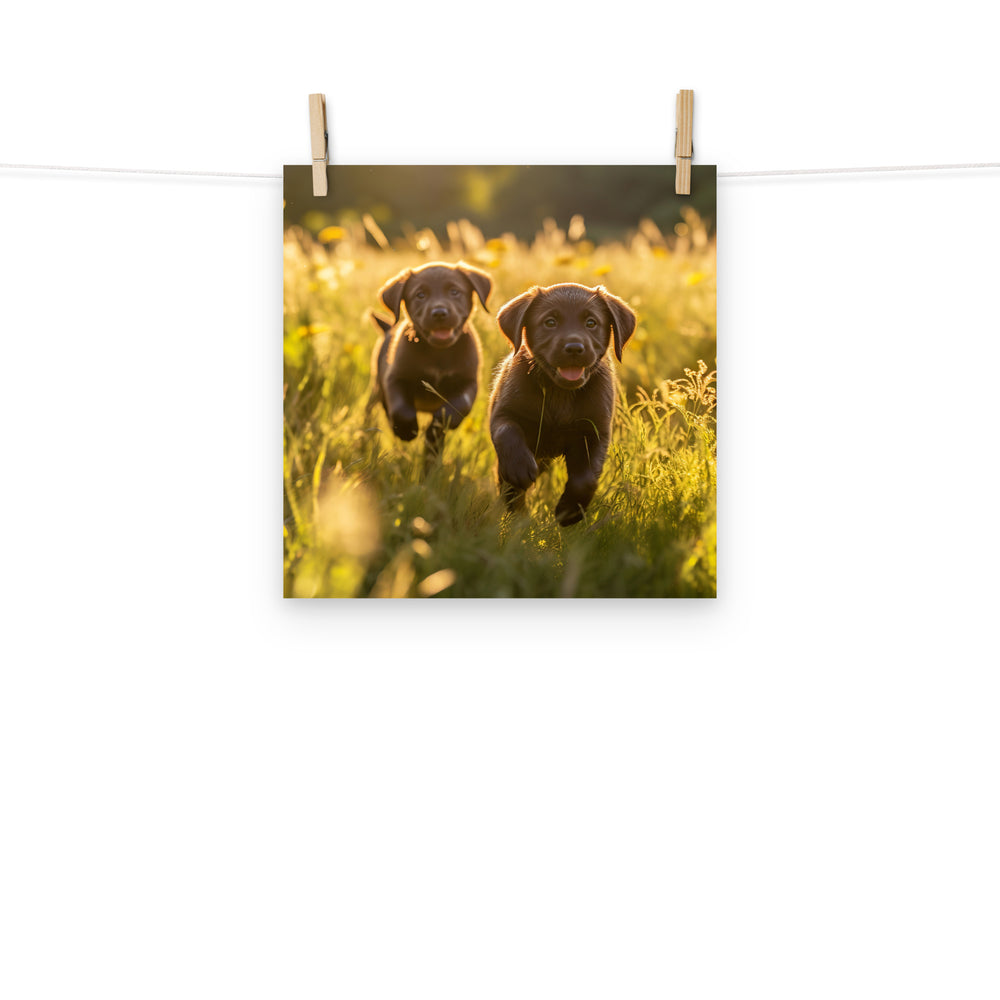 Labrador Retriever Photo paper poster - PosterfyAI.com