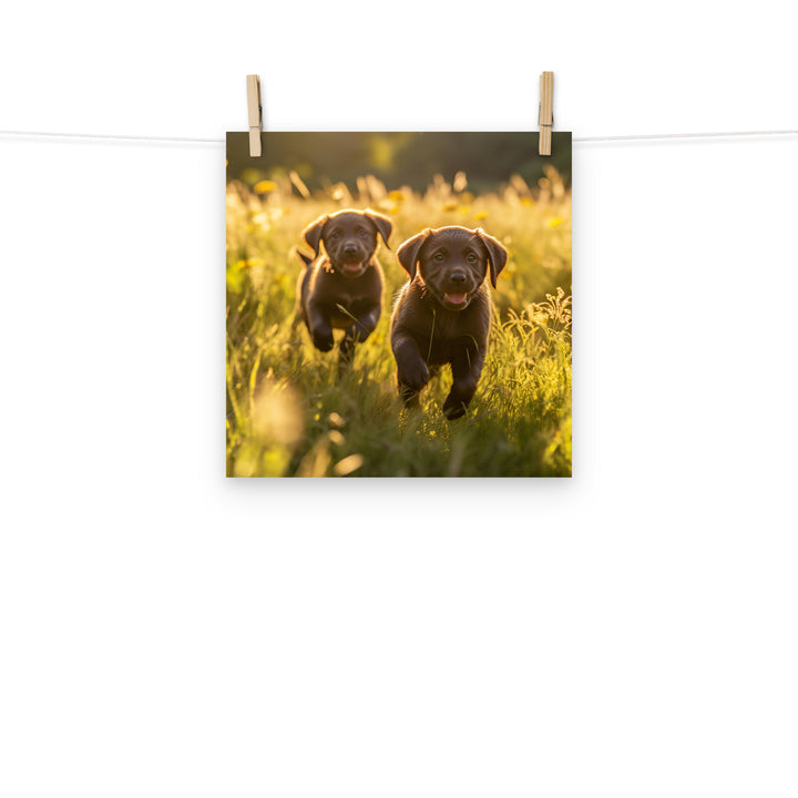 Labrador Retriever Photo paper poster - PosterfyAI.com