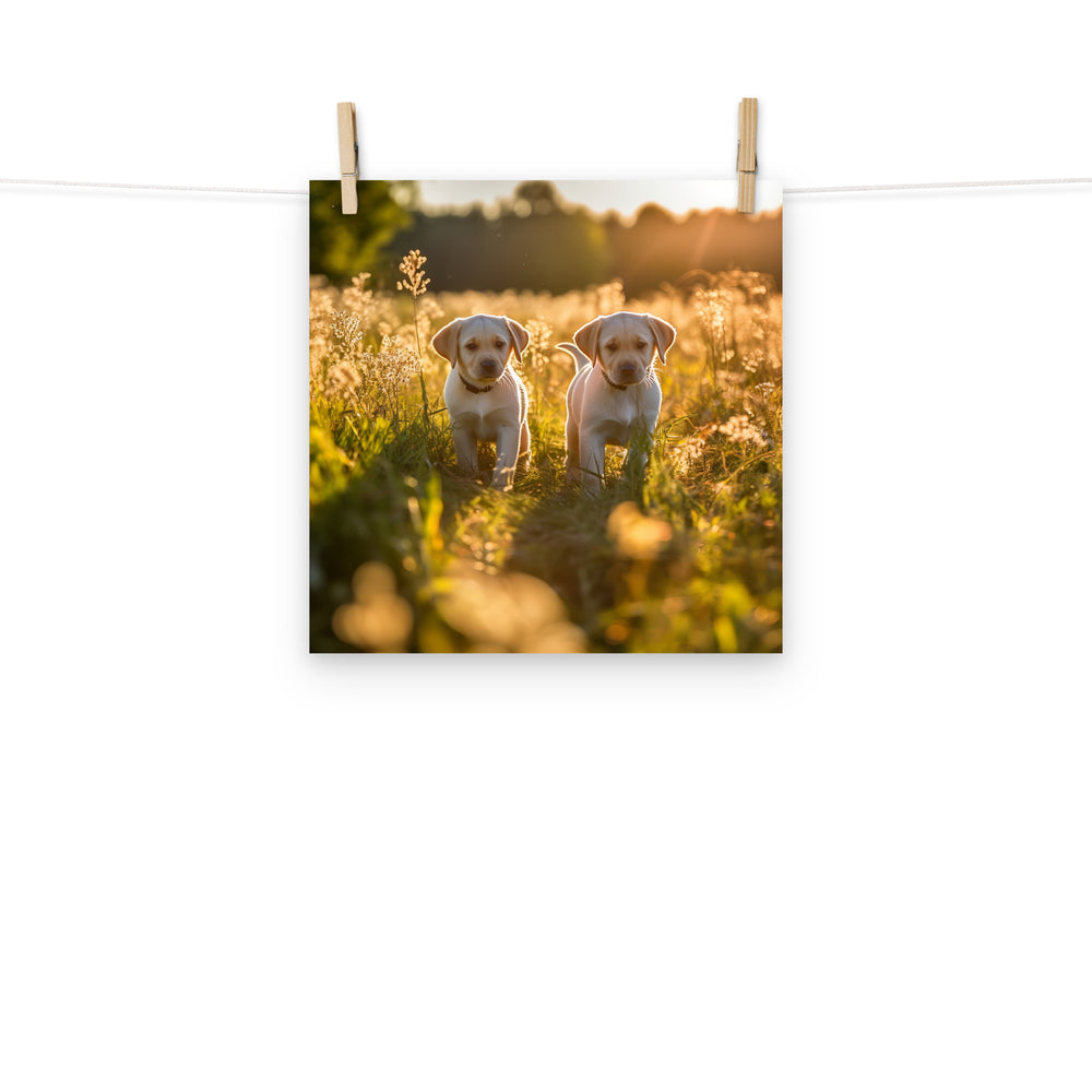 Labrador Retriever Photo paper poster - PosterfyAI.com