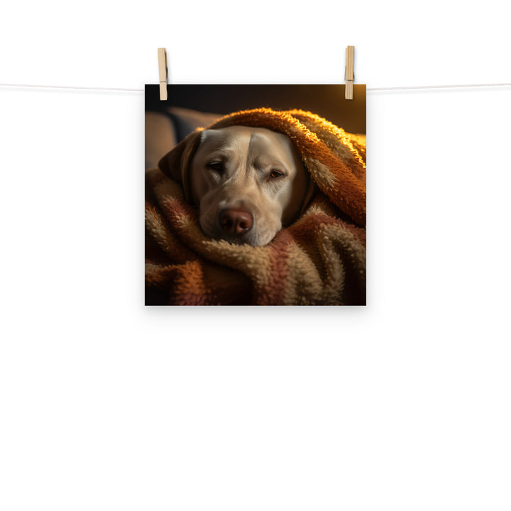 Labrador Retriever Photo paper poster - PosterfyAI.com