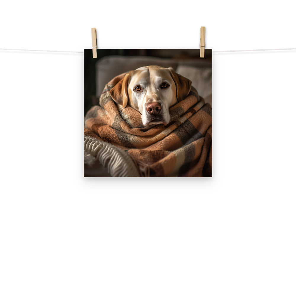 Labrador Retriever Photo paper poster - PosterfyAI.com