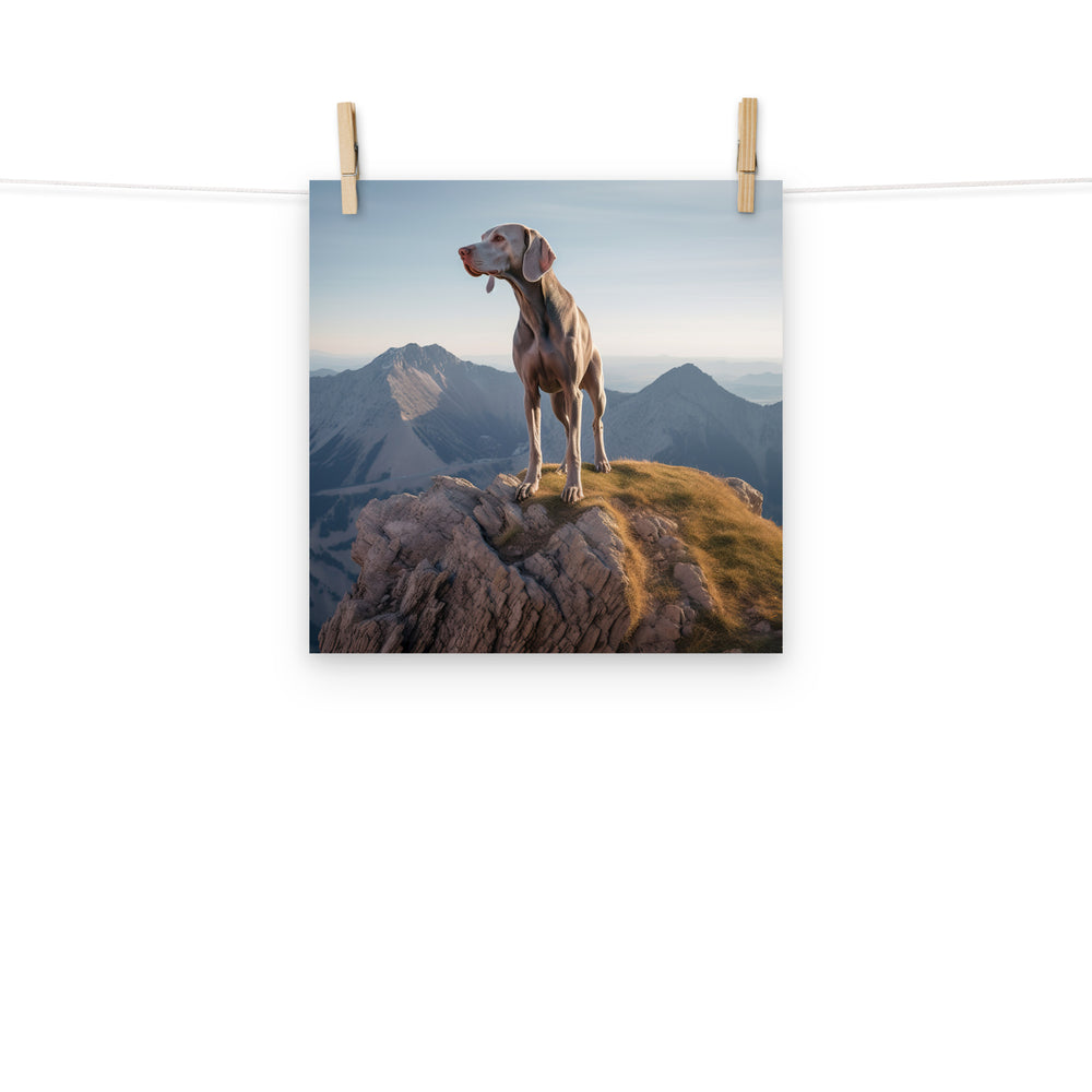 Weimaraner Photo paper poster - PosterfyAI.com