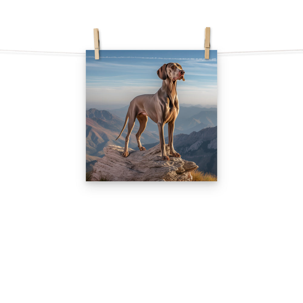 Weimaraner Photo paper poster - PosterfyAI.com