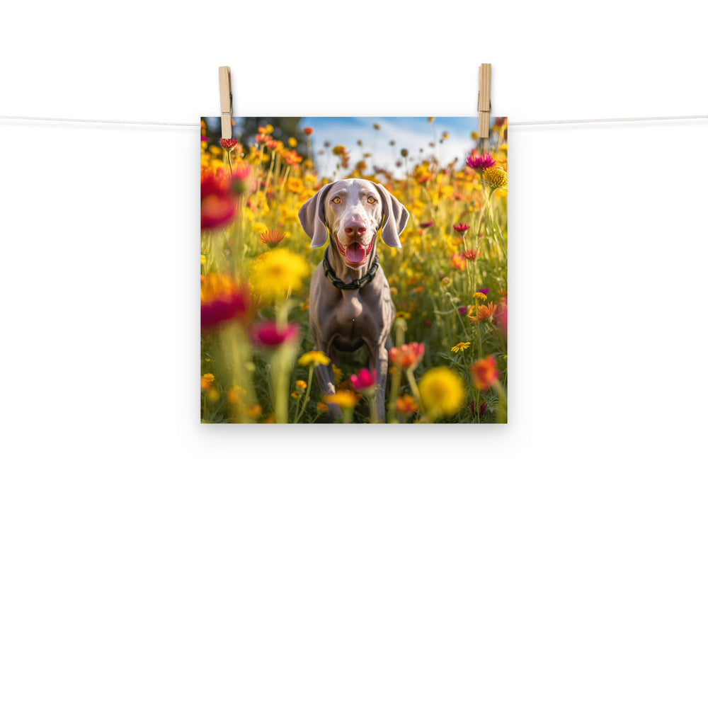 Weimaraner Photo paper poster - PosterfyAI.com
