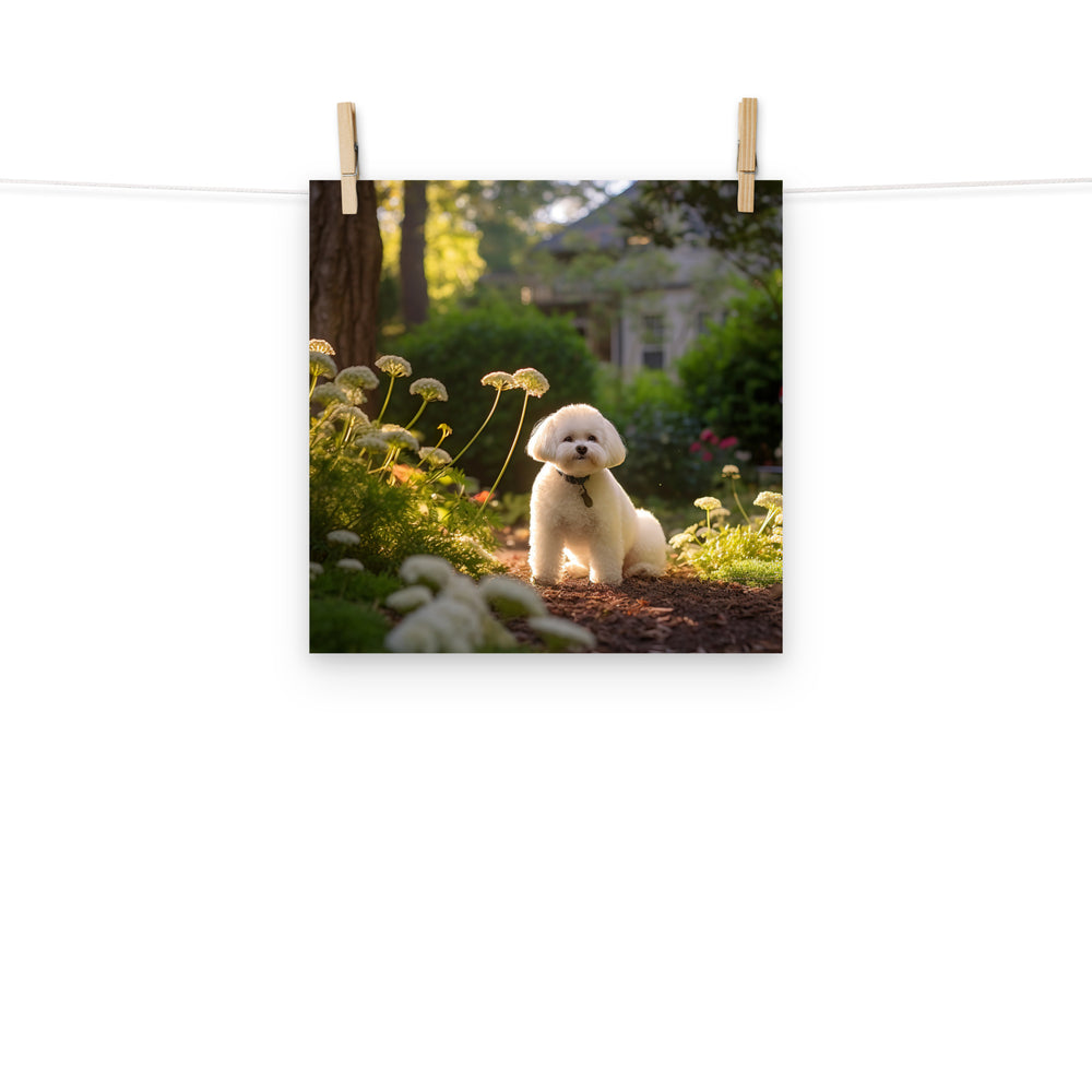 Bichon Frise Photo paper poster - PosterfyAI.com