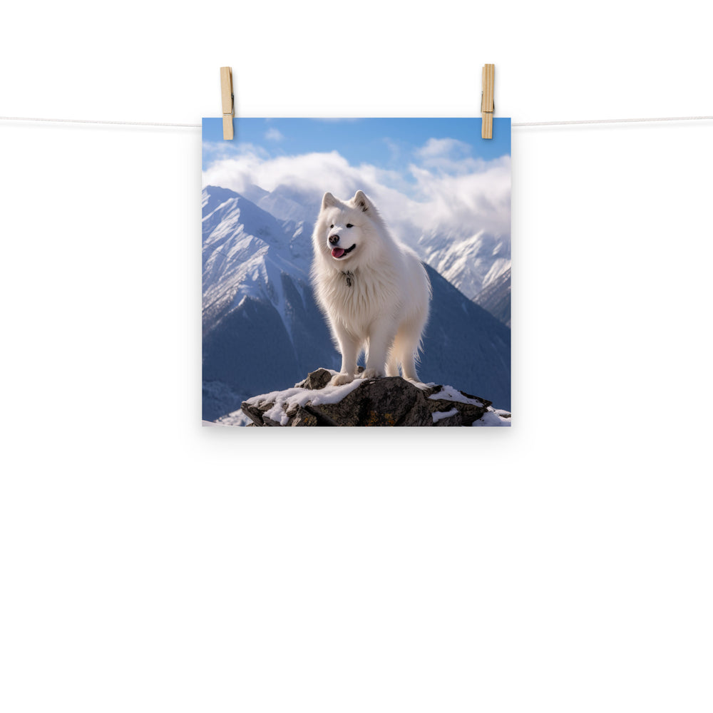 Samoyed Photo paper poster - PosterfyAI.com