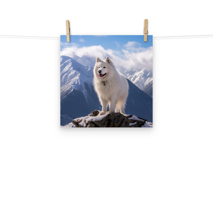Samoyed Photo paper poster - PosterfyAI.com