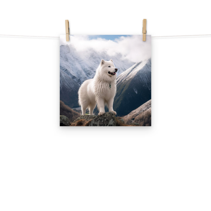 Samoyed Photo paper poster - PosterfyAI.com