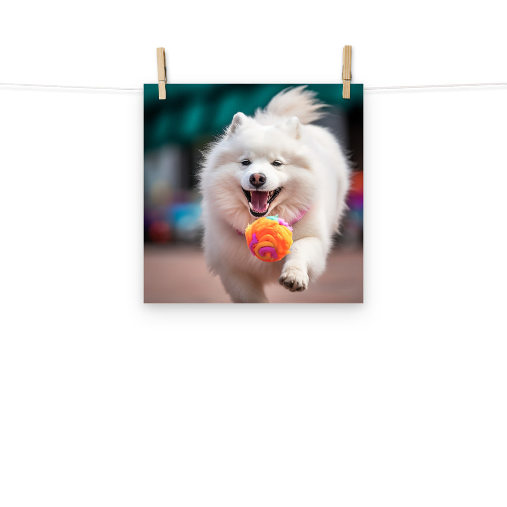Samoyed Photo paper poster - PosterfyAI.com