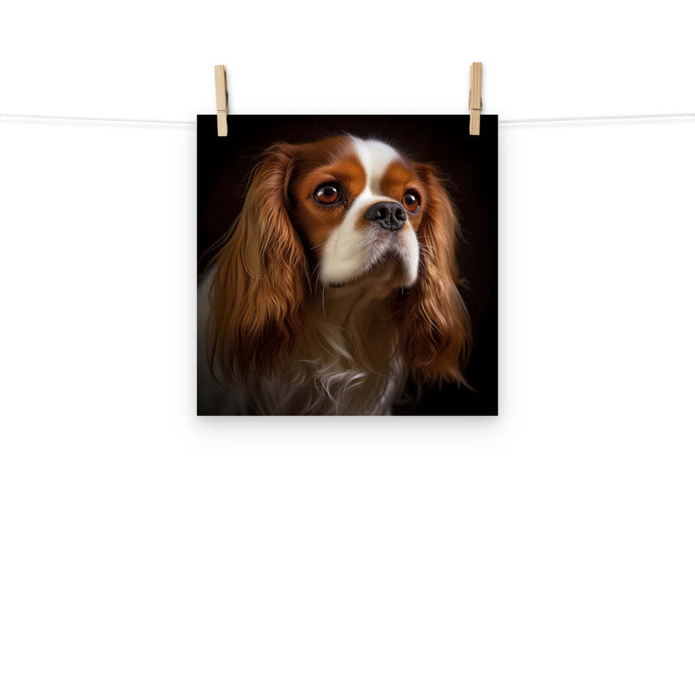 Cavalier King Charles Photo paper poster - PosterfyAI.com