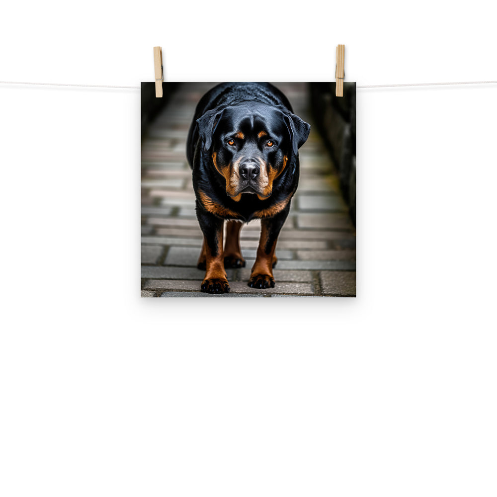Rottweiler Photo paper poster - PosterfyAI.com