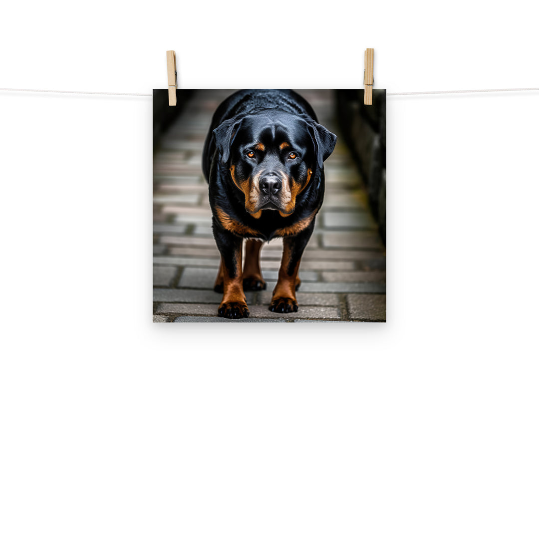 Rottweiler Photo paper poster - PosterfyAI.com