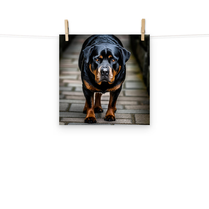 Rottweiler Photo paper poster - PosterfyAI.com
