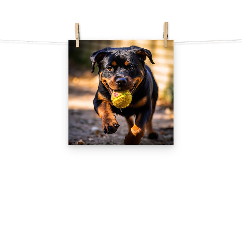 Rottweiler Photo paper poster - PosterfyAI.com