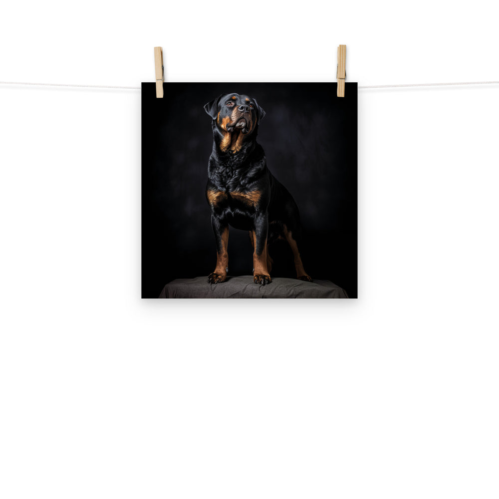 Rottweiler Photo paper poster - PosterfyAI.com