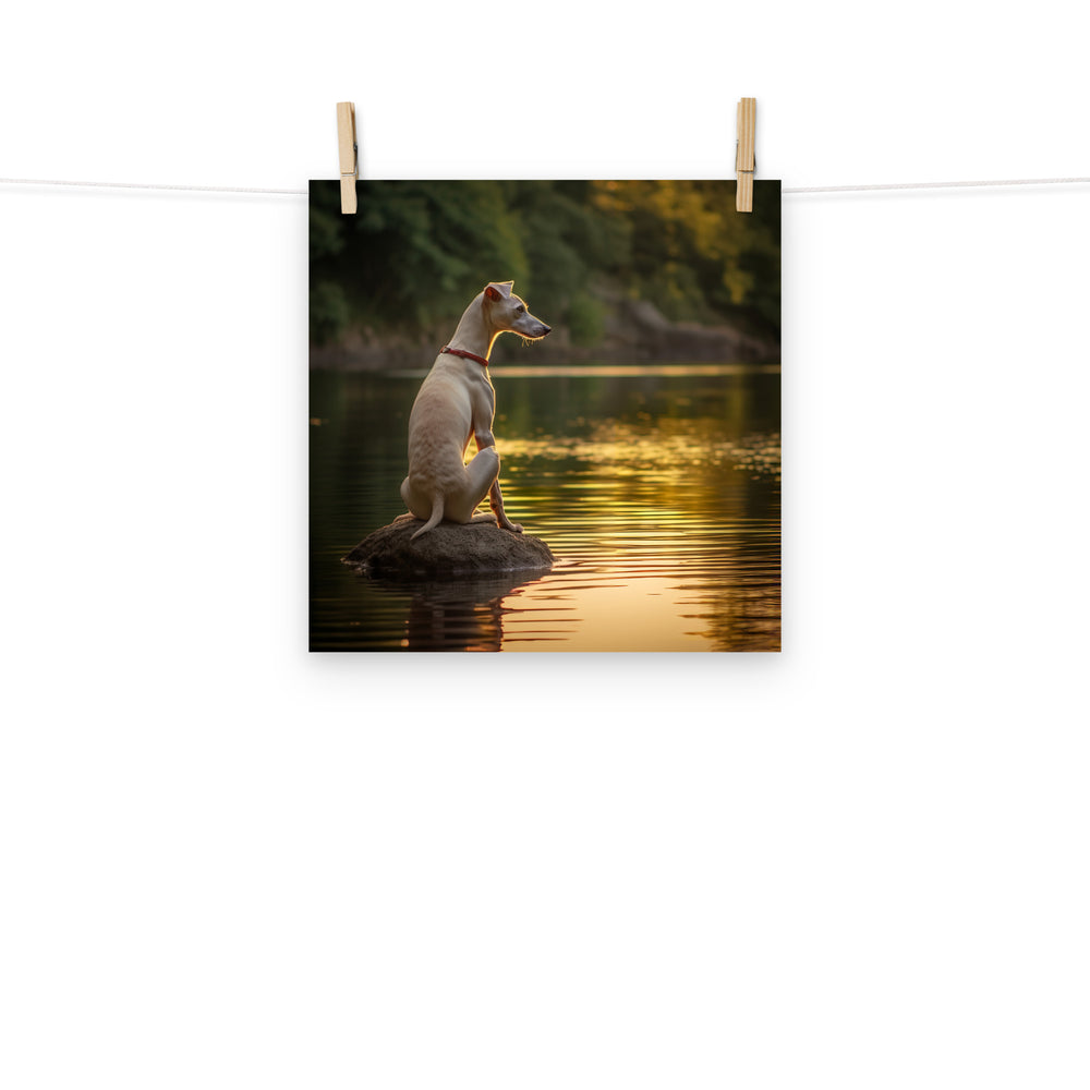 Whippet Photo paper poster - PosterfyAI.com